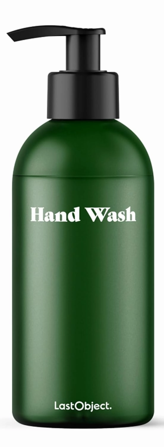 LastObject Refillable Hand Wash Tablet/Powder Kit - 300ml Reusable Bottle with 4 Powder-Based Refills - Zero Waste Eco-Friendly Moisturizing Hand Soap Alternative