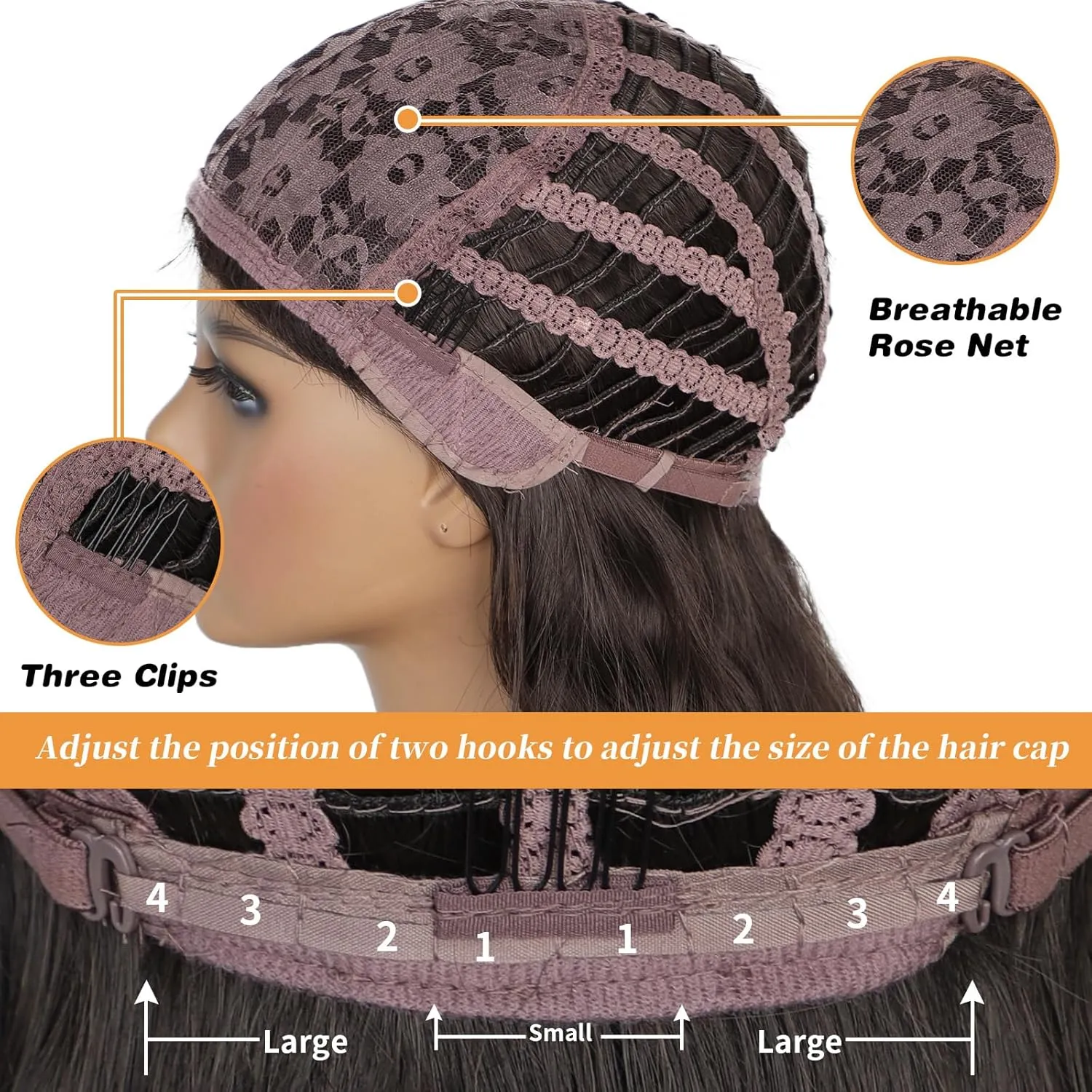 Lativ Dark Brown Wig with Bangs Bob Wigs for Women Short Wavy Curly Shoulder Length Wig 14 Inches Synthetic Heat Resistant Hair for Daily Party Use