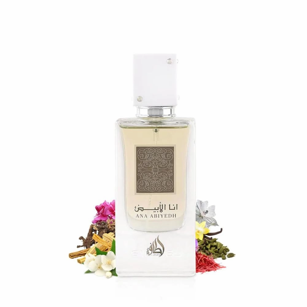 Lattafa Perfumes Ana Abiyedh for Unisex Eau de Parfum Spray, 2.0 Ounce
