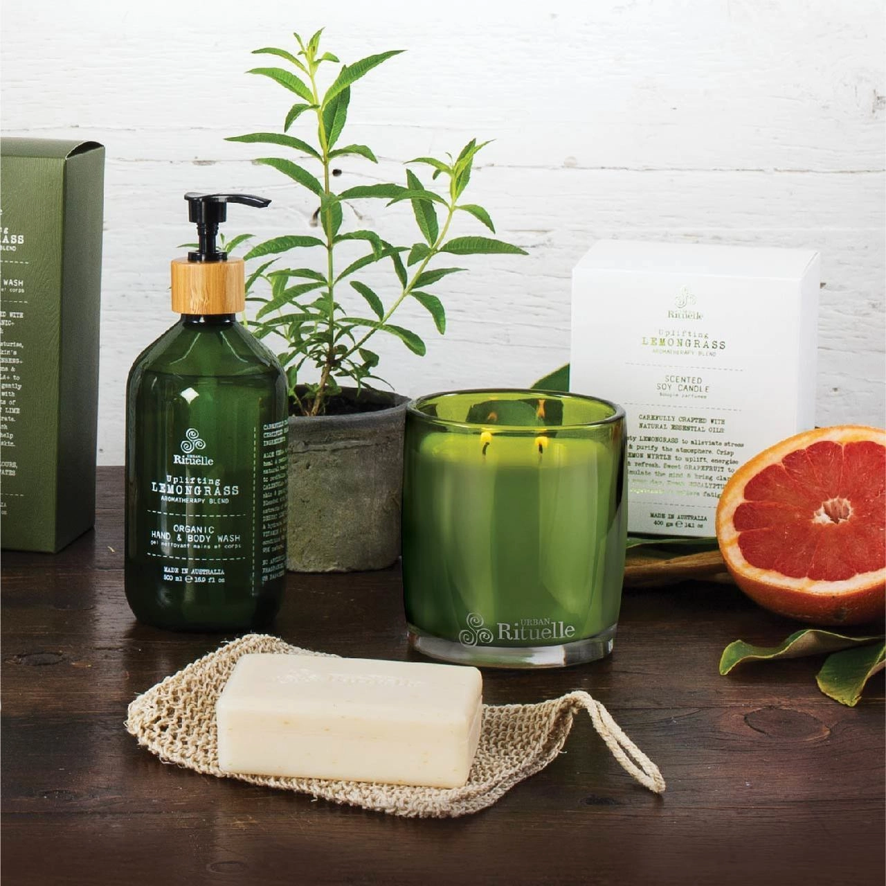Lemongrass, Lemon Myrtle, Grapefruit & Eucalyptus - Urban Ritual