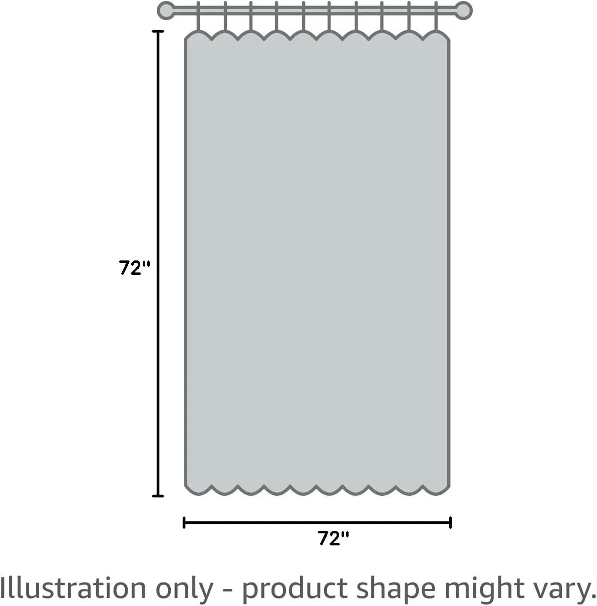 Lush Decor Ella Lace Ruffle Shower Curtain, 72" x 72", Blush