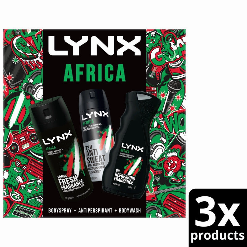 Lynx Africa Trio Gift Pack 2024
