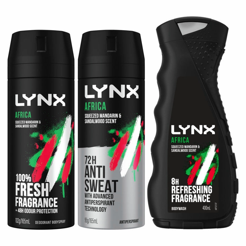 Lynx Africa Trio Gift Pack 2024