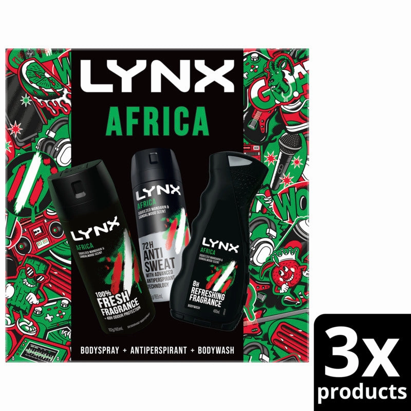 Lynx Africa Trio Gift Pack 2024
