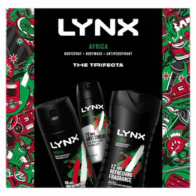 Lynx Africa Trio Gift Set