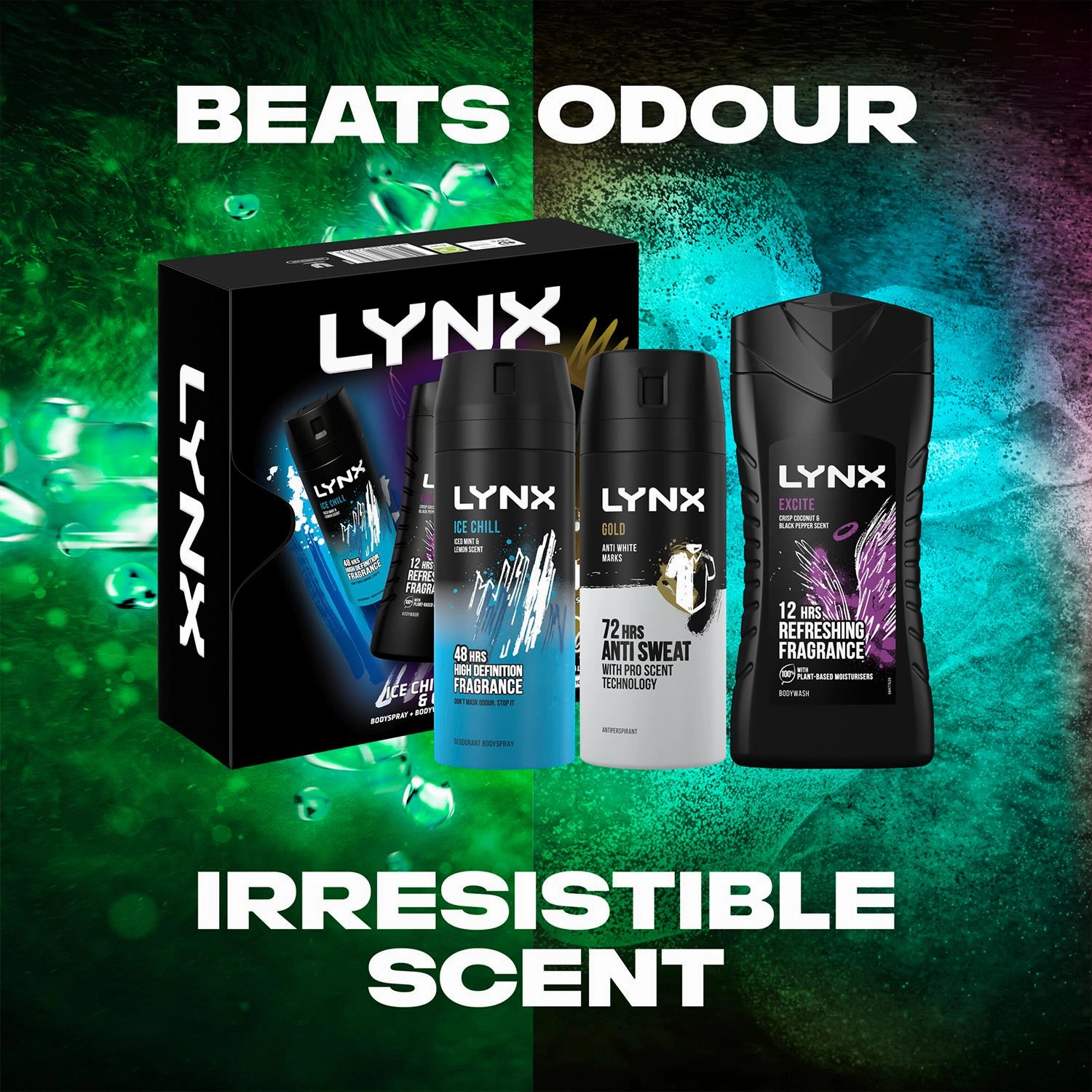 Lynx All-Stars Gift Set For Men Bodyspray, Bodywash & APA Deo Gift For Him