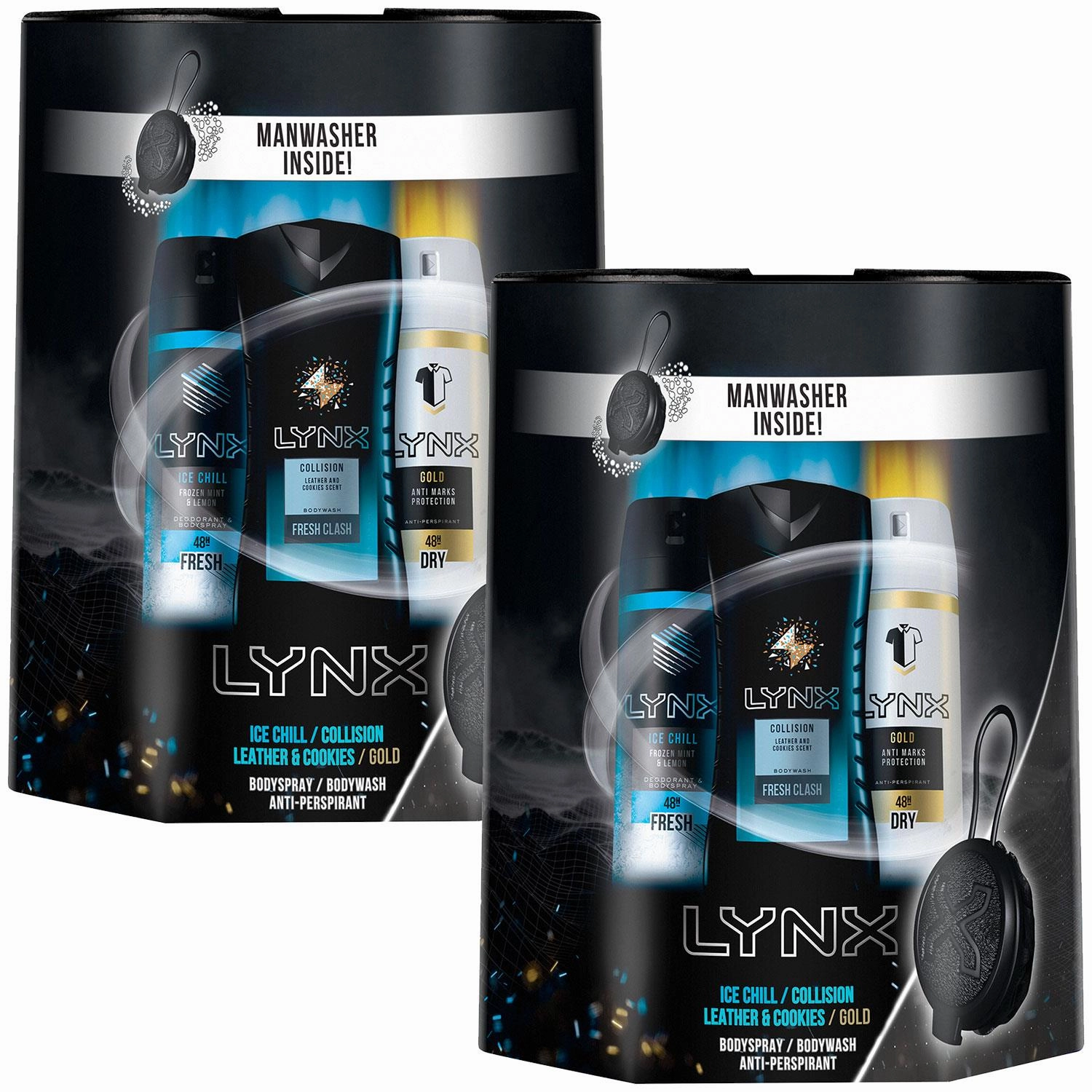 Lynx All Stars Washbag Gift Set, For Brother, Boys & Teen, Shower Gel, Deodorant