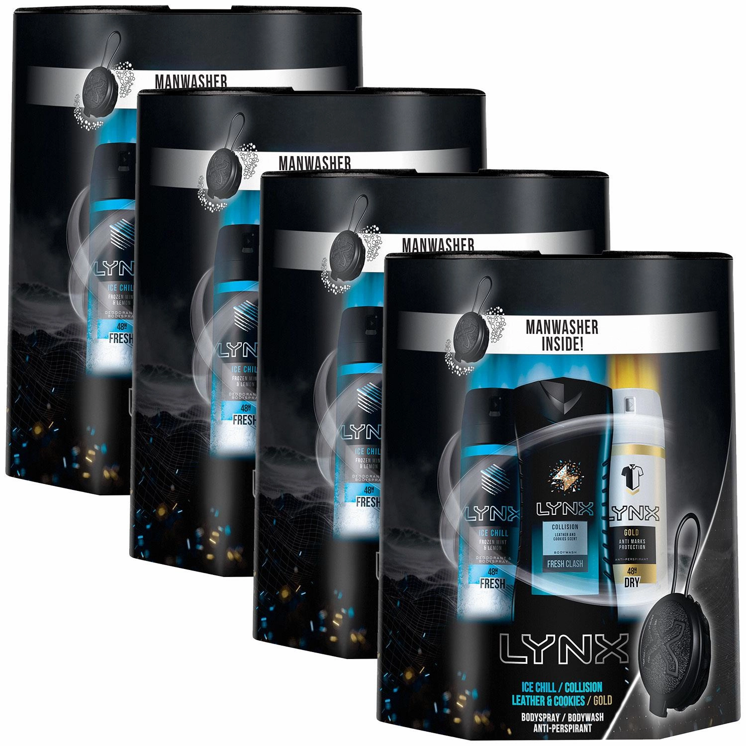 Lynx All Stars Washbag Gift Set, For Brother, Boys & Teen, Shower Gel, Deodorant