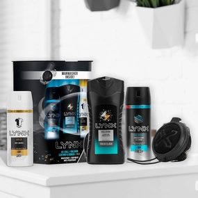 Lynx All Stars Washbag Gift Set, For Brother, Boys & Teen, Shower Gel, Deodorant