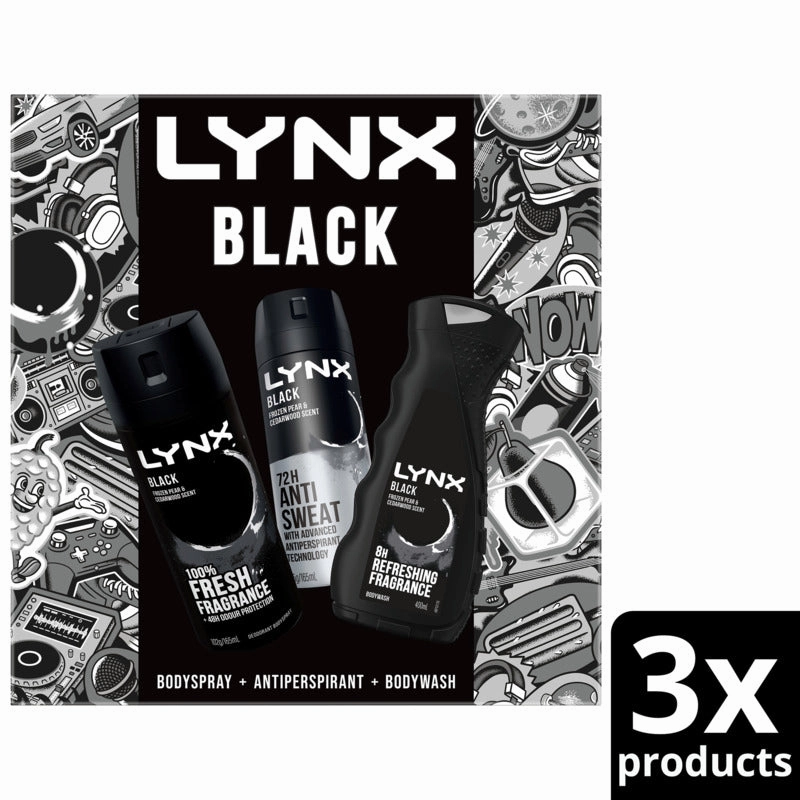 Lynx Black Trio Gift Pack 2024