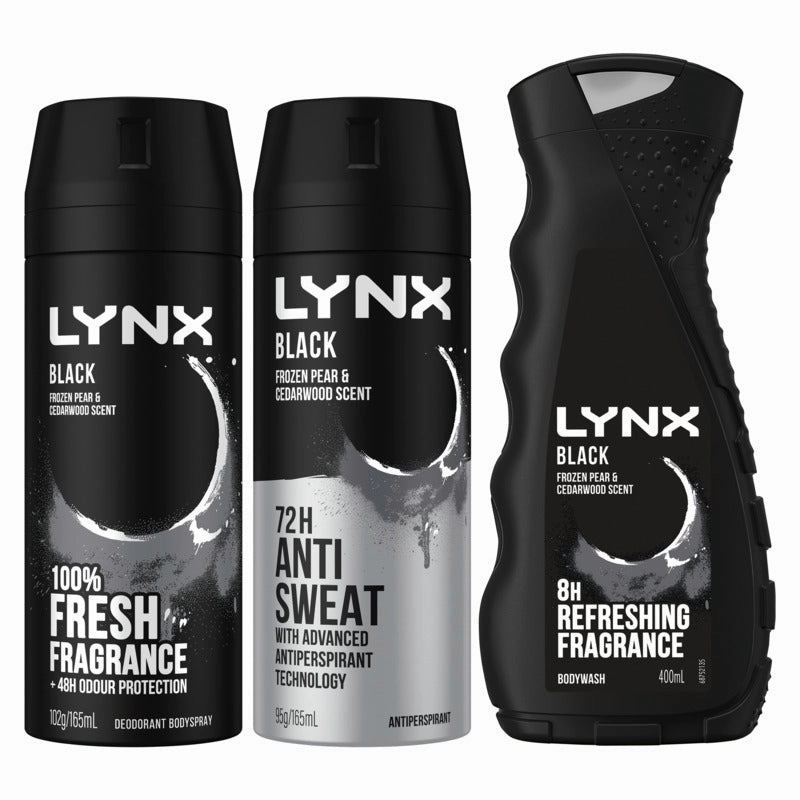Lynx Black Trio Gift Pack 2024