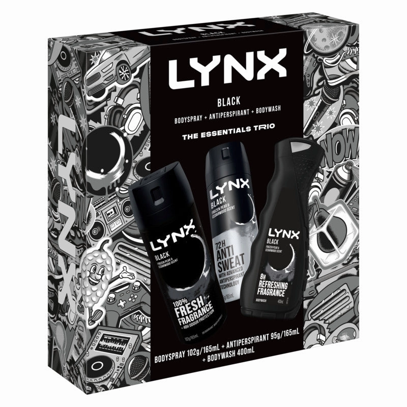 Lynx Black Trio Gift Pack 2024