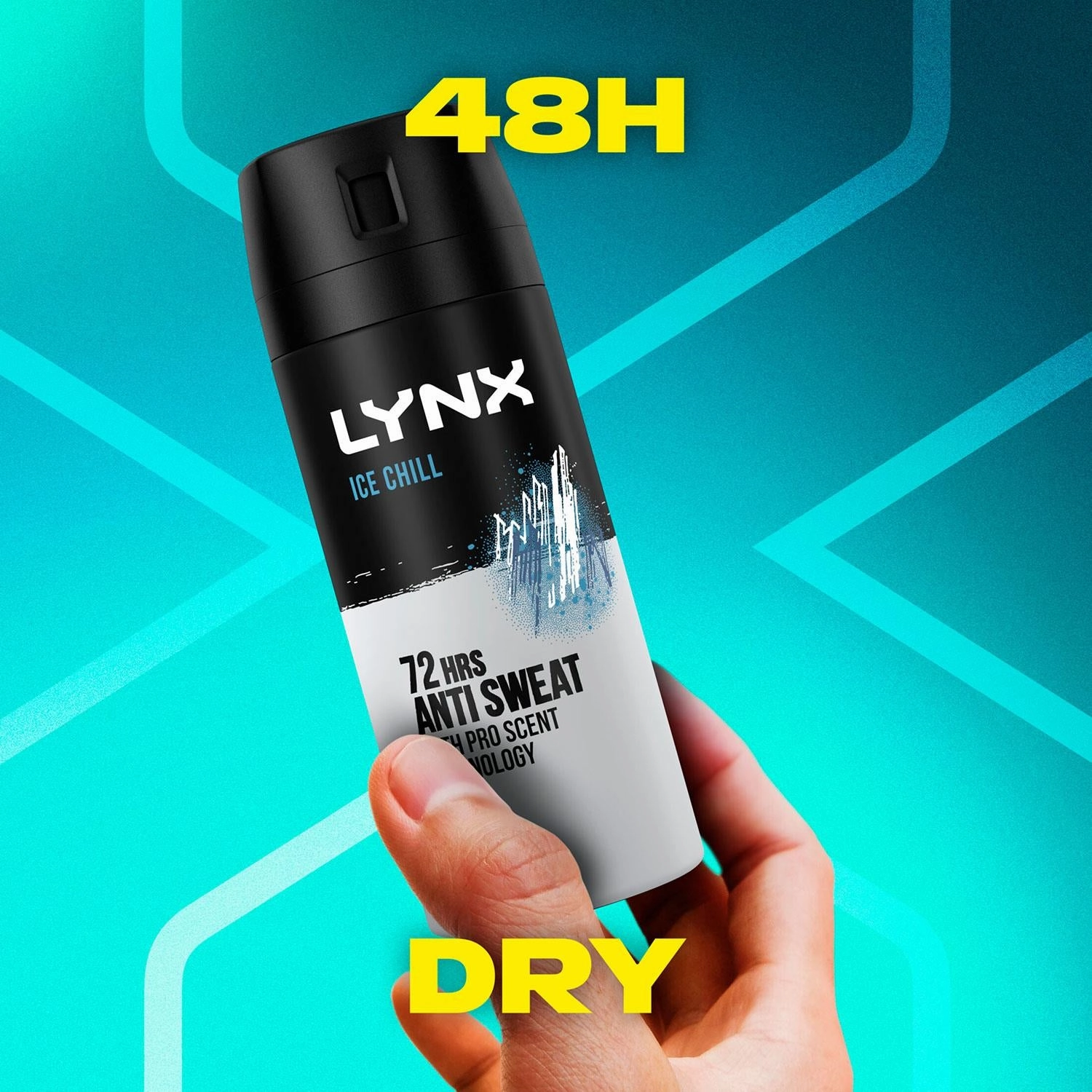 Lynx Ice Chill Bodyspray, APA & Bodywash Trio Gift Set with Shower Speaker