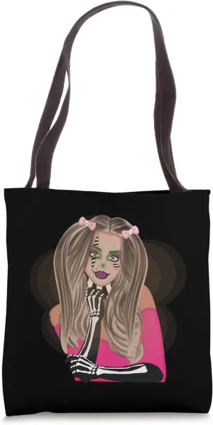 Makeup Art Fashion Stylish Girl Streetwear Urban Street Wear Tote Bag