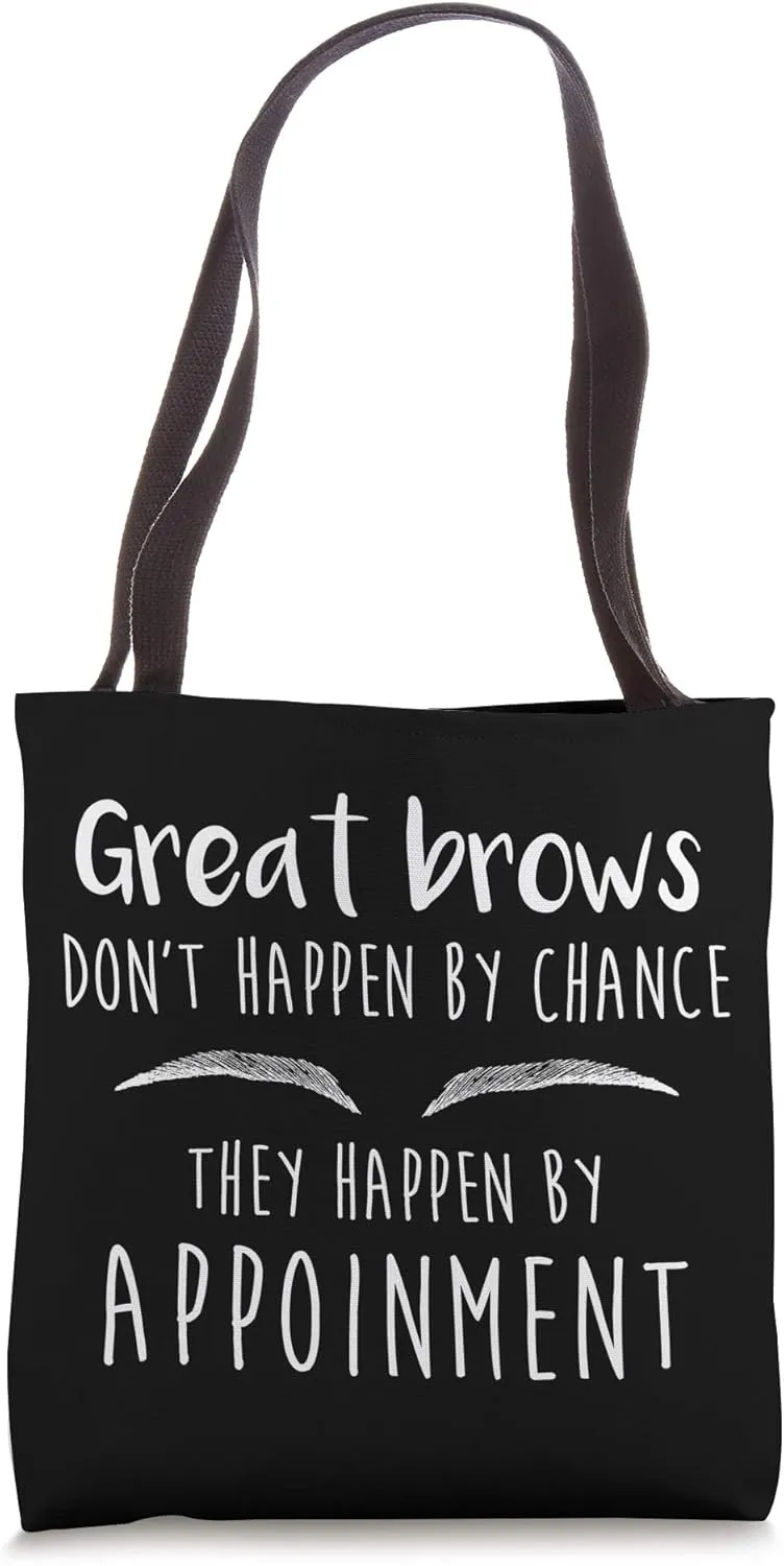 Makeup Artist Gifts Eyebrows Lashes Microblading Tote Bag