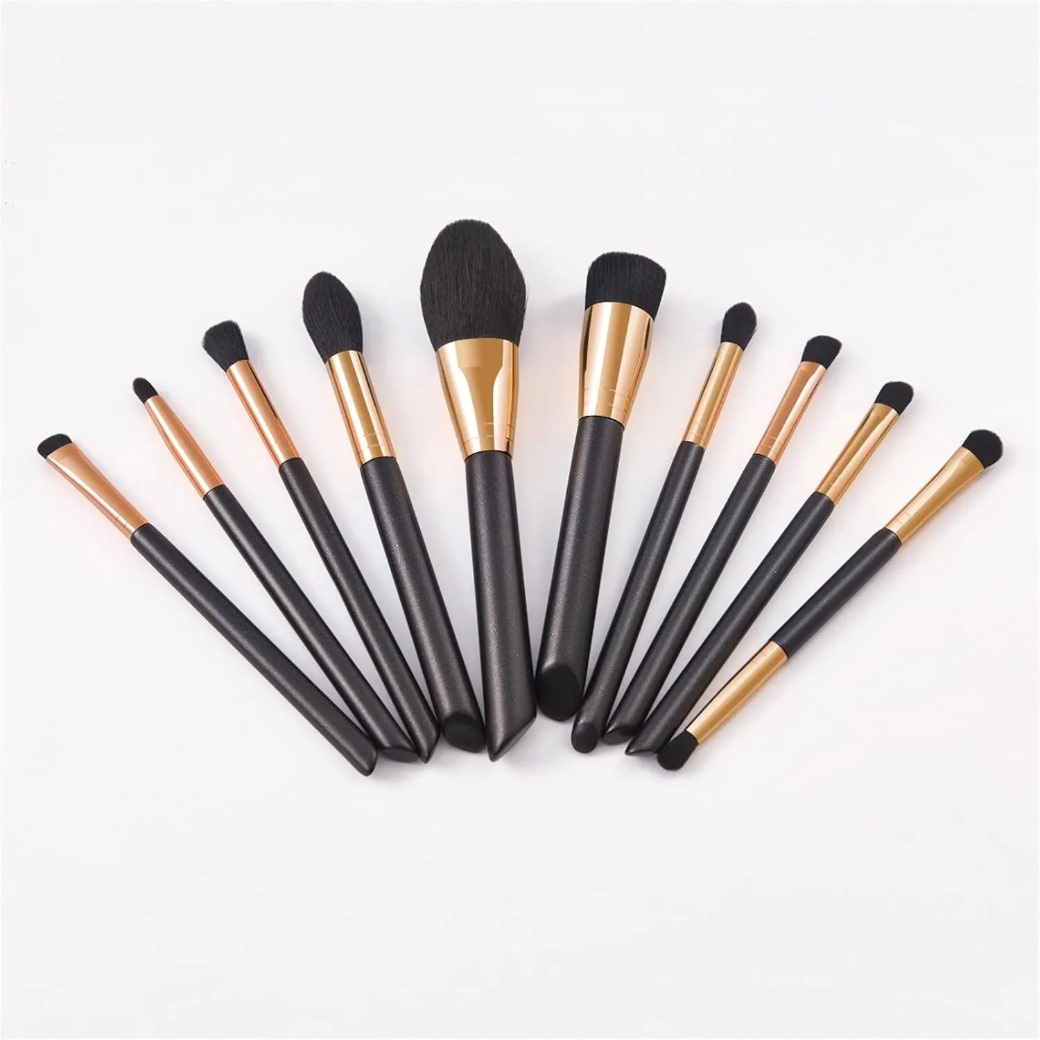 Makeup Brush Advanced Synthetic Concealer Foundation Powder Eyeshadow Makeup Brush Cosmetics Eyebrow Eyeshadow Powder Lip Gloss Brush 10 Pack Makeup Brush
