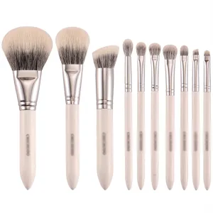 Makeup Brush White Brushes set Goat&Synthetic Hair Professional Beauty pen