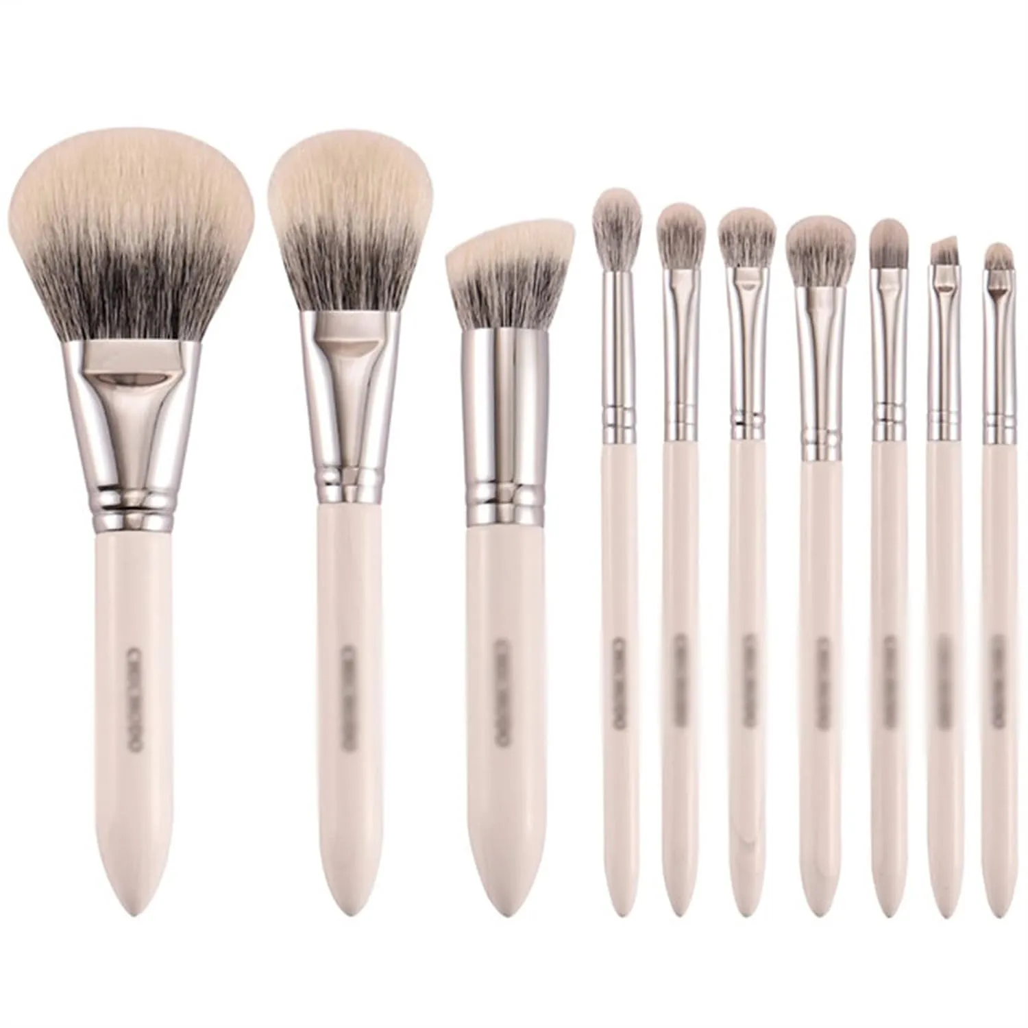 Makeup Brush White Brushes set Goat&Synthetic Hair Professional Beauty pen