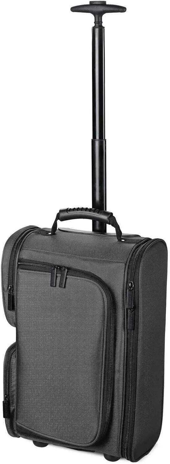 Makeup Case Portable Cosmetic Rolling Carry-on Bag Shoulder Organizer MagnifiQ Makeup organizer Make up organizator Storage organizer Makeup drawer organizer