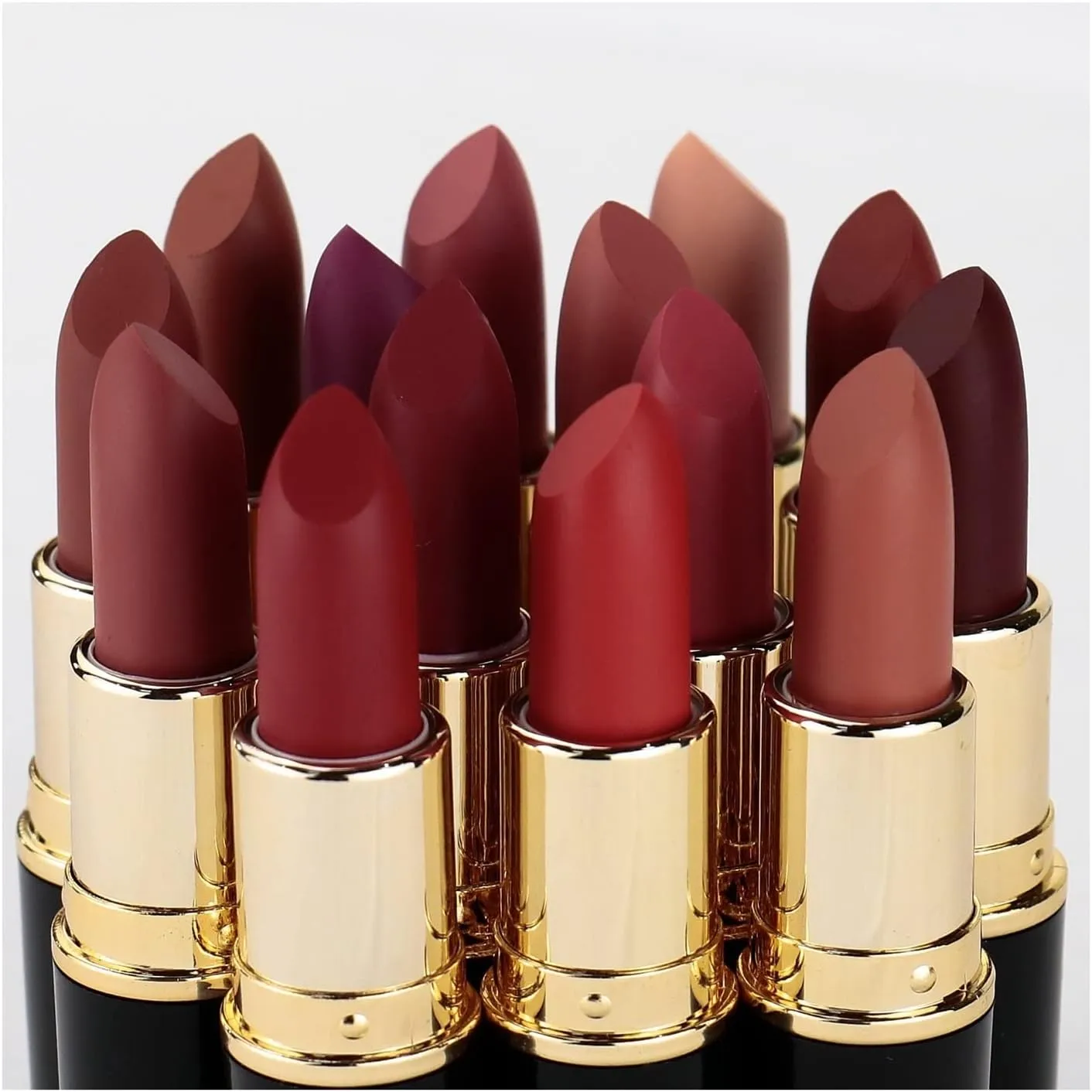 Makeup Non-Stick Cup Not Easy to Decolorize Lipstick Velvet Matte Matte Bullet Lipstick Lip Care Lip Balm (Color : A8)