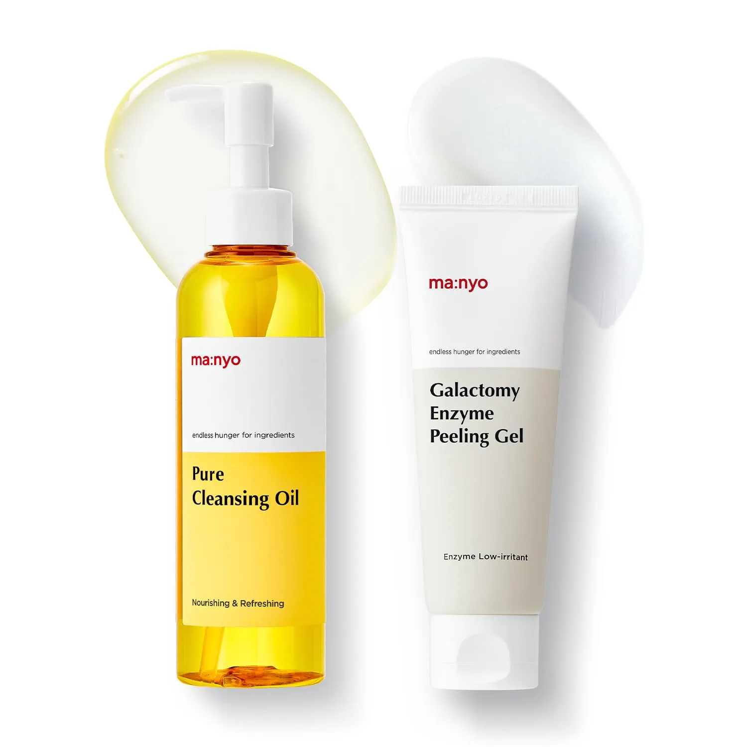 ma:nyo Pure Cleansing Oil 6.7fl oz   Galactomy Enzyme Peeling Gel Korean Skin care 2.5fl oz | Blackhead Remover & Pore Minimizer