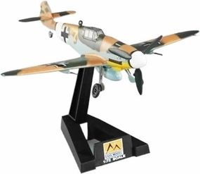 Metal Aircraft Model 1/72 for BF109G-2 Fighter JG53 Wing Tunisia Assembled Military Static Model Military Model Enthusiasts Collection Aviation Enthusiasts