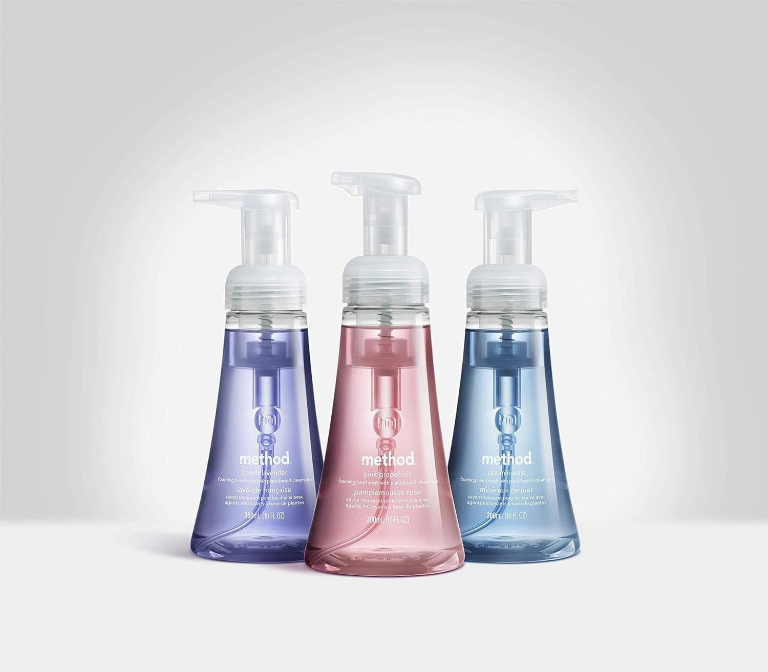 Method Bathroom Set Variety Pack, Simply Nourish Body Wash 18 oz, Simply Nourish Lotion 14 oz, Waterfall Gel Hand Soap 12 oz. 3 CT