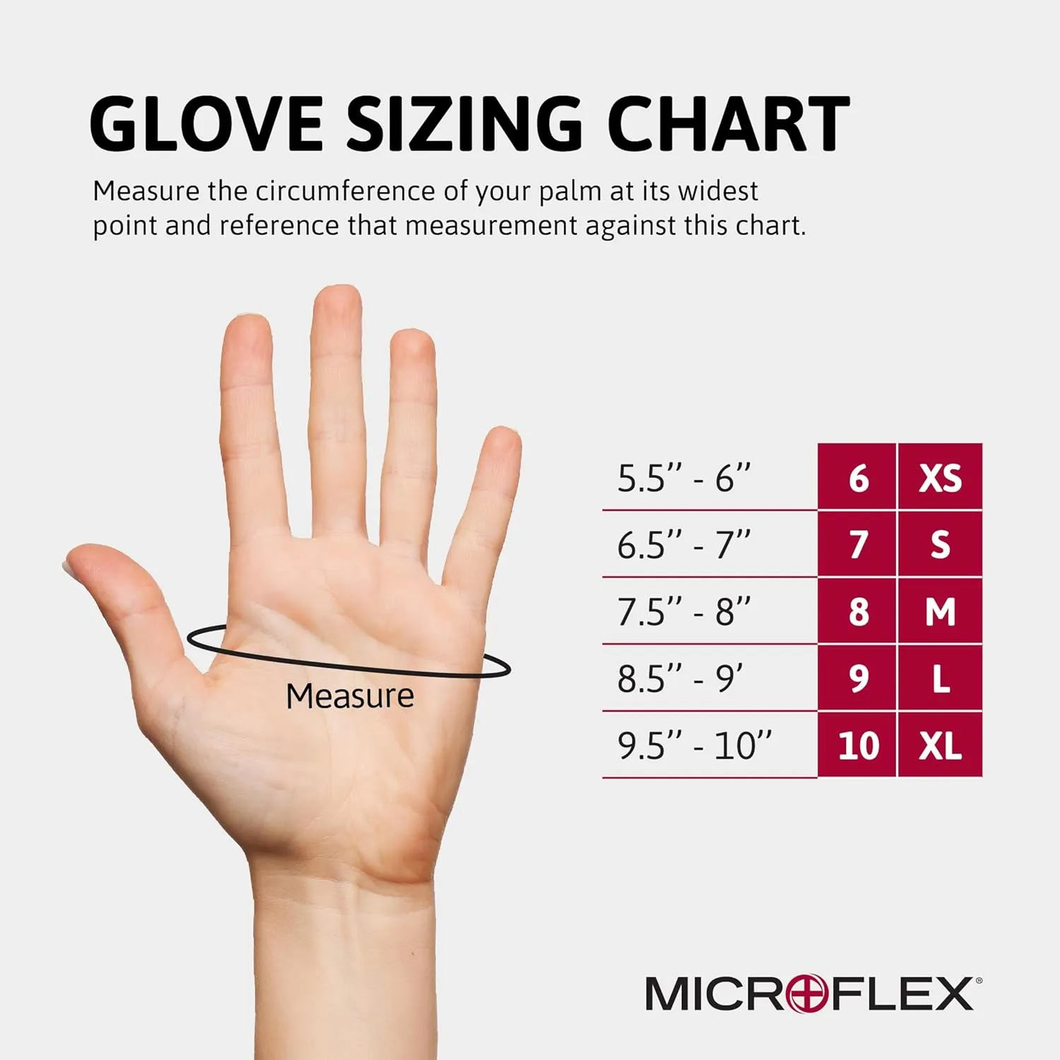 Microflex UF524XS Ultraform Powder Free Nitrile Glove Size Extra Large Box of 250