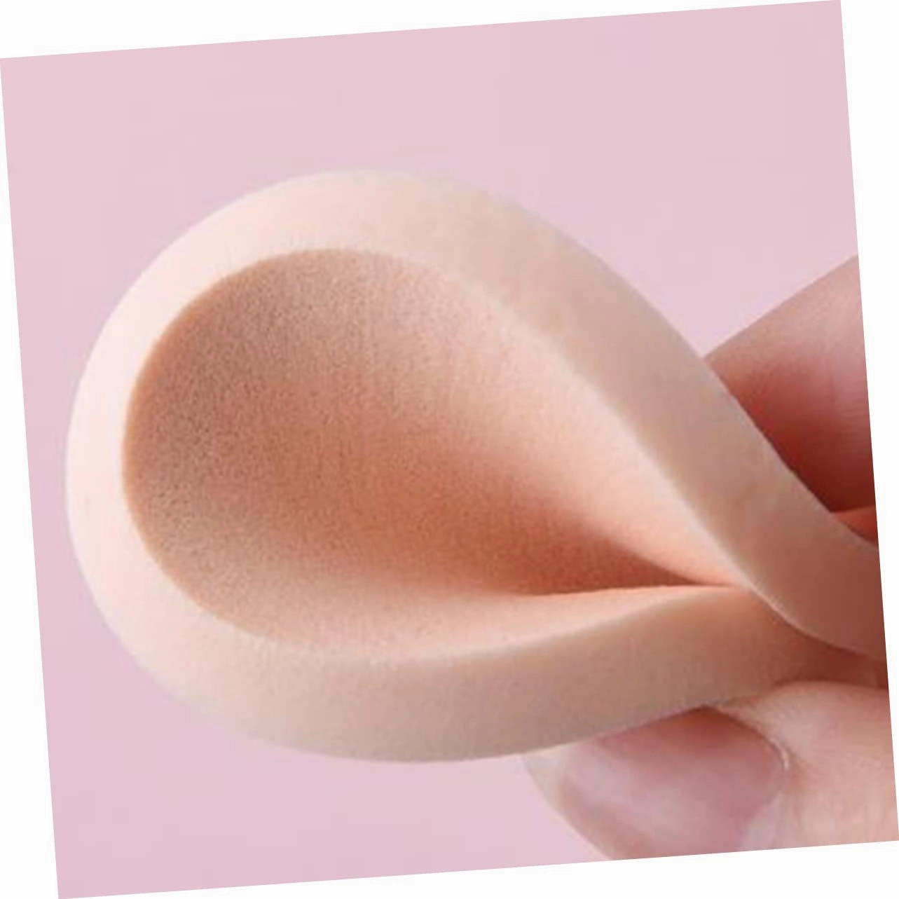 Mikinona 3sets Facial Makeup Removal Pads Latex Cotton Sponge Round Powder Puff Makeup Accessories Easy to Carry 24pcs*3