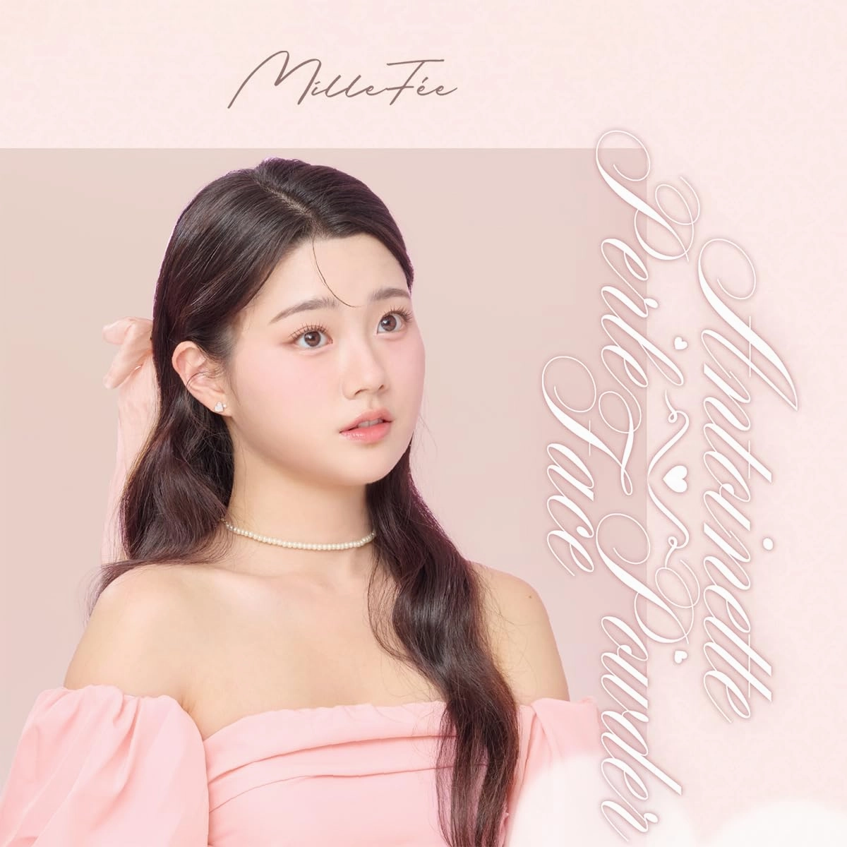 Milfee Antoinette Perle Face Powder [Glossy Skin/Prevents Glitter/Sebum Glitter/Blue Base (02 Purple Reine, Normal)