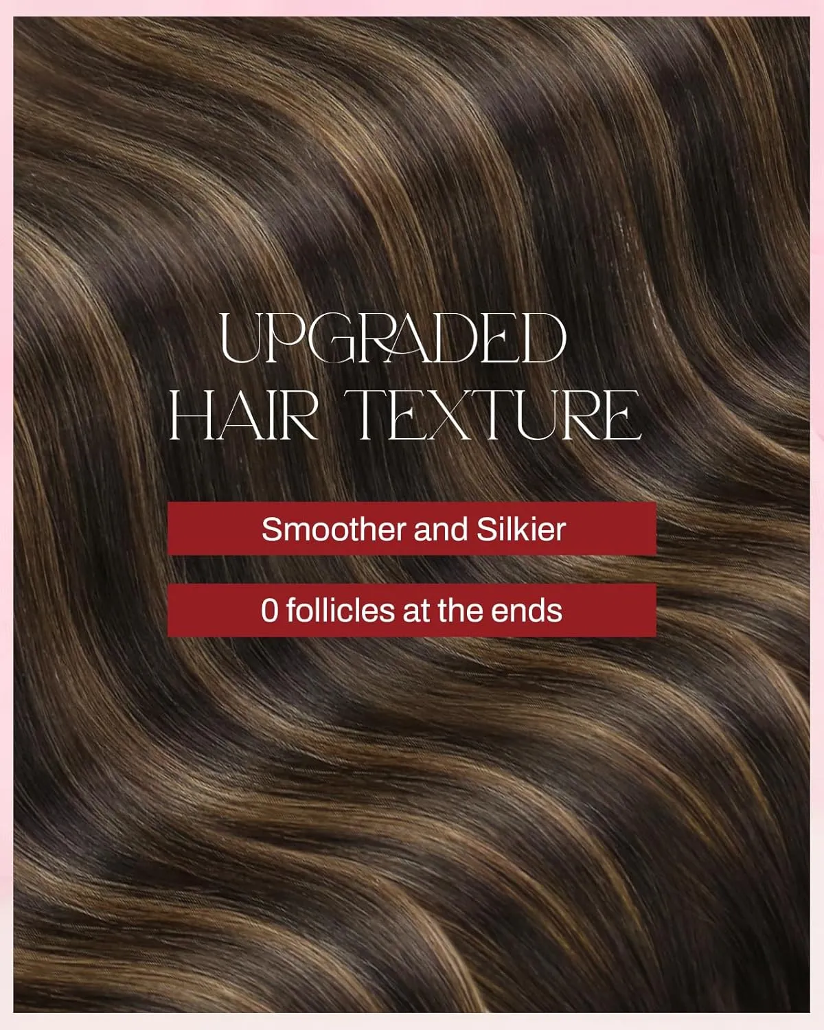 Moresoo Tape in Hair Extensions Human Hair Brown Real Hair Tape Hair Extensions Ombre Darkest Brown and Chestnut Brown Human Hair Glue in Fashion Seamless 20 Inch 20Pcs/50g #2/6/2