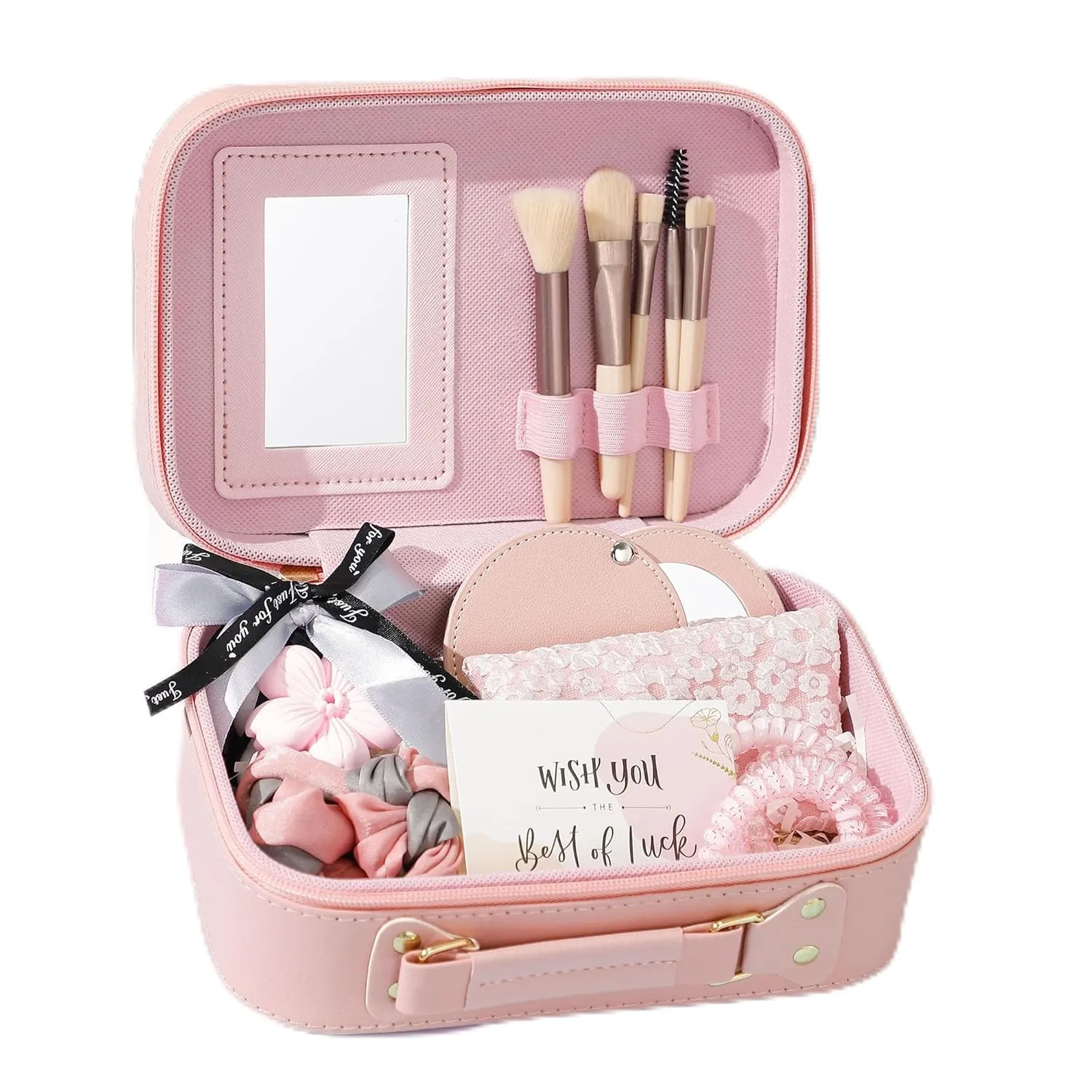 Mothers Day Luxury 8Pcs Makeup Box Set Gifts for Women, Gift for the Special Women in Your Life Ideal for Travel Self Care, Perfect for Mohters Day Birthday Gifts for Mom Daughter Niece Sister Friend