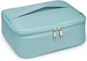 Narwey Travel Makeup Bag Large Cosmetic Bag Makeup Case Organizer for Women