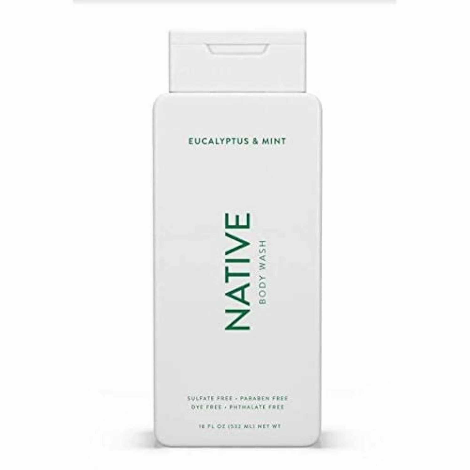 Native Body Wash - Eucalyptus & Mint - 11.5 oz (340ml), Hydrating