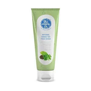Natural Green Tea Face Scrub I Control Acne & Gentle Exfoliation l With Tagua Nut, Black Sand and Vitamin C l All Skin Types (75 gms)