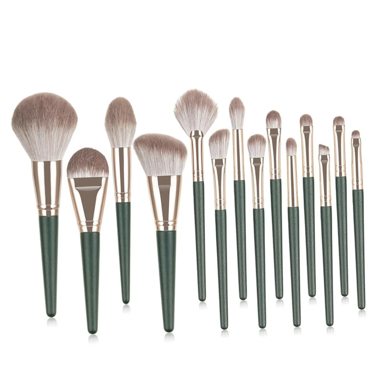 NOLITOY Complete Cosmetics Brush Set 14 Piece Makeup Brush Set Holder for Women