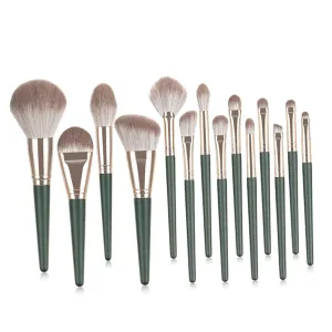 NOLITOY Complete Cosmetics Brush Set 14 Piece Makeup Brush Set Holder for Women