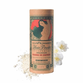 Non Aerosol Dry Shampoo Powder for Dark, Blonde and Oily Hair, All Natural Organic Hair and Body Powder, Paraben &Talc free No White Cast Synthetic Fragrance, Jasmine - 4oz