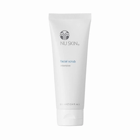 Nu Skin Facial Scrub Intensive 3.4fl oz - Expertly Formulated High-Power Exfoliating Cleanser for Ruddy Complexions, Enriched with Ground Walnut Shell Powder and Vitamins A, D, and E