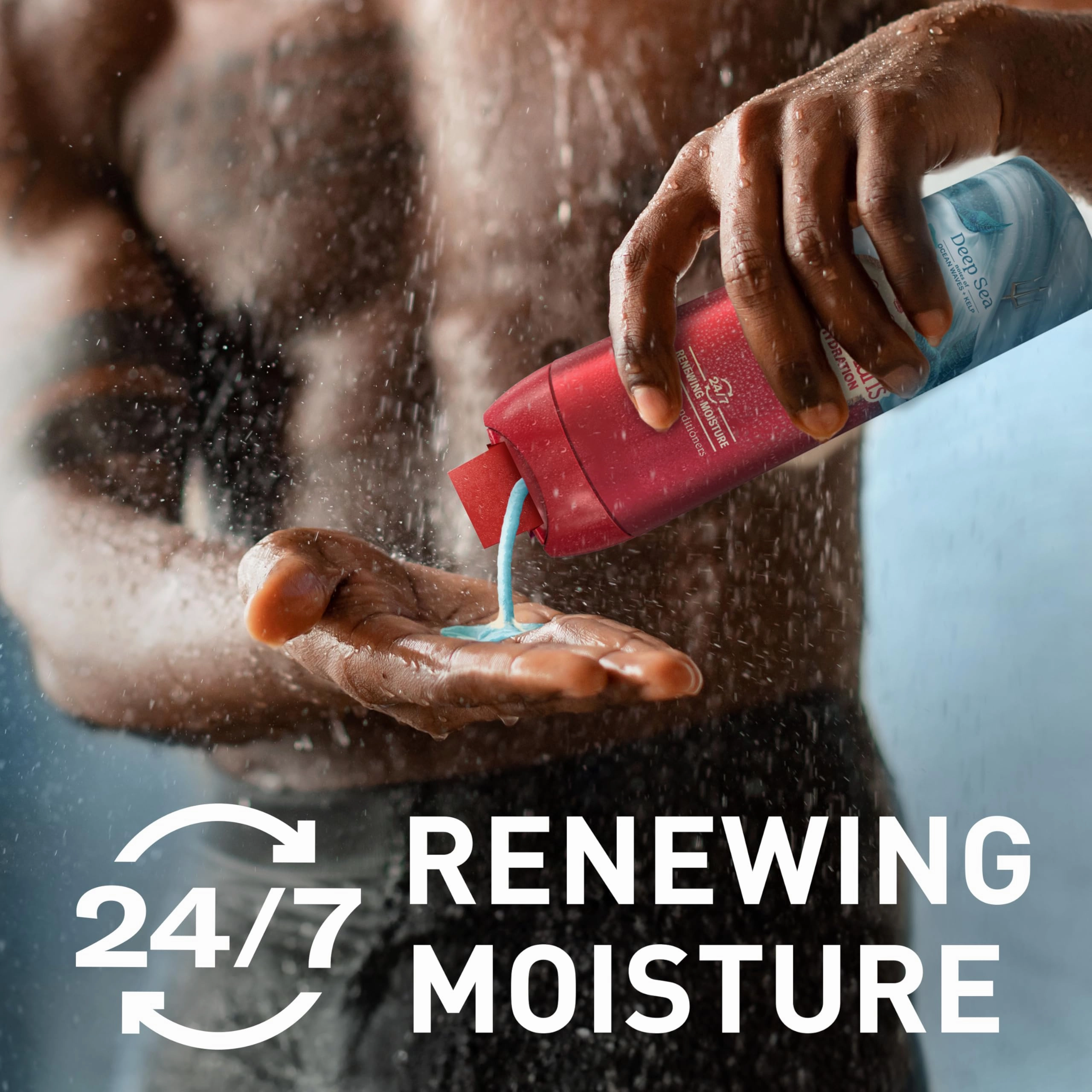Old Spice Super Hydration GentleMan’s Body Wash, 24/7 Renewing Moisture, Gentle on Skin, Deep Sea Scent, 20 fl oz