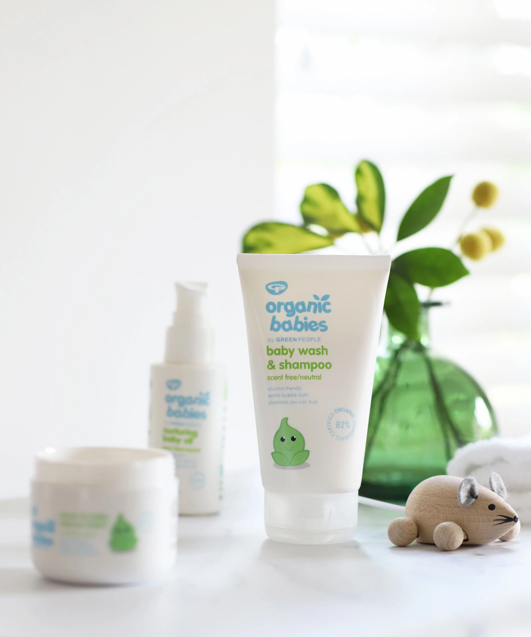 Organic Babies Baby Wash & Shampoo - Scent Free