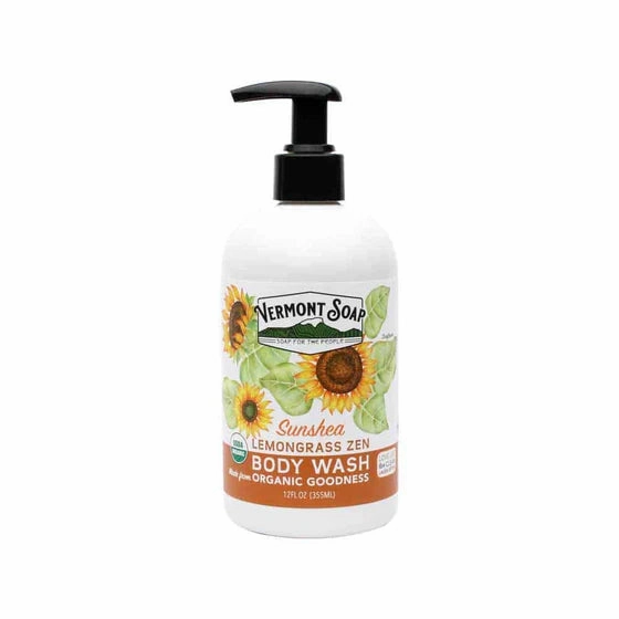 Organic Shea Butter Body Wash - 12oz Pump