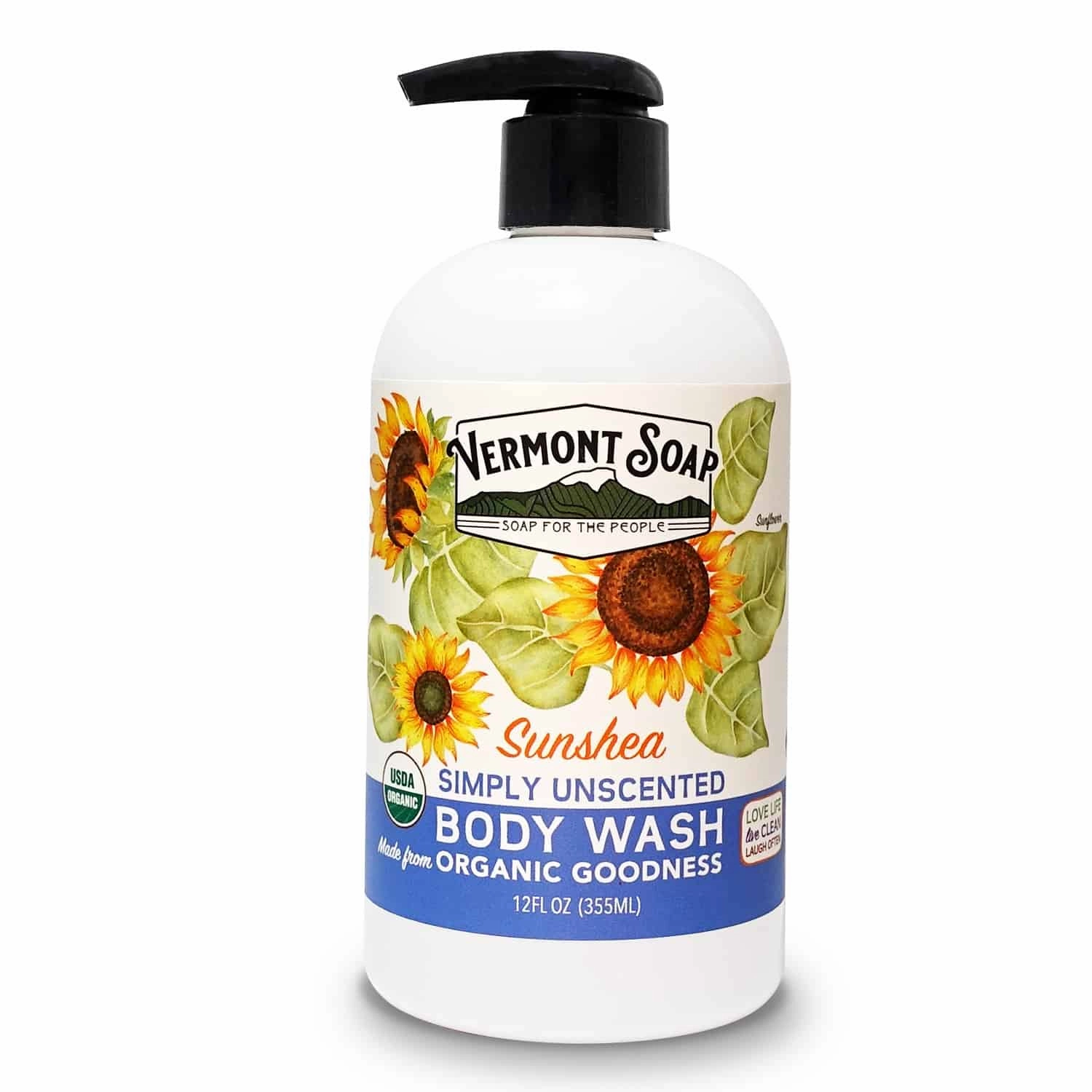 Organic Shea Butter Body Wash - 12oz Pump