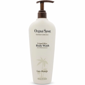 Original Sprout Island Bliss Moisturizing Body Wash for All Skin Types Including Sensitive & Dry Skin, Hydrating Body Wash with Calendula & Rosemary Extracts, Sulfate Free, Coco Mango Scent, 24 fl oz