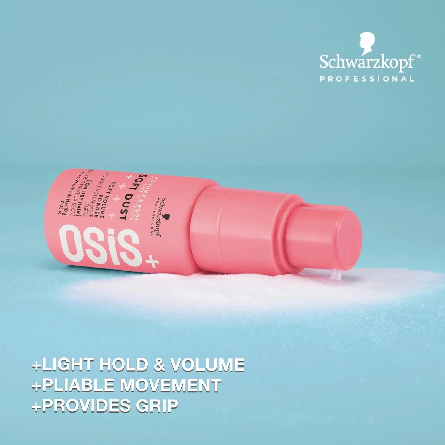 OSiS  Soft Dust - Lightweight Volume Powder for Root Lift & Natural Shine