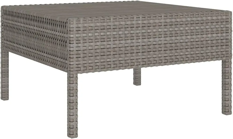 Outdoor Patio Furniture,8 Piece Patio Lounge Set with Cushions Poly Rattan GrayDesigned for Camping, Resting, Outdoors.