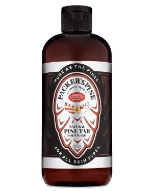 Packer's Pine Tar Body Wash | Soothing Mens Shower Gel For Psoriasis Relief | Made With Natural Pine Tar and Pine Oils | Paraben & Sulfate-Free, 16 fl oz