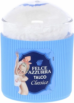 Paglieri: Felce Azzurra Talcum Powder, Classic Scent Free Powder-Puff [ Italian Import ] by Felce Azzurra
