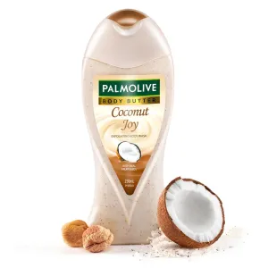 P.a.l.m.o.l.i.v.e. Coconut Joy Bodywash For Women & Men, 250Ml Crème Based Exfoliatingcbody Wash Shower Gel, Coconut & Jojoba Butter Extracts For Ph Balanced Bodywash, Free Of Parabens And Silicones