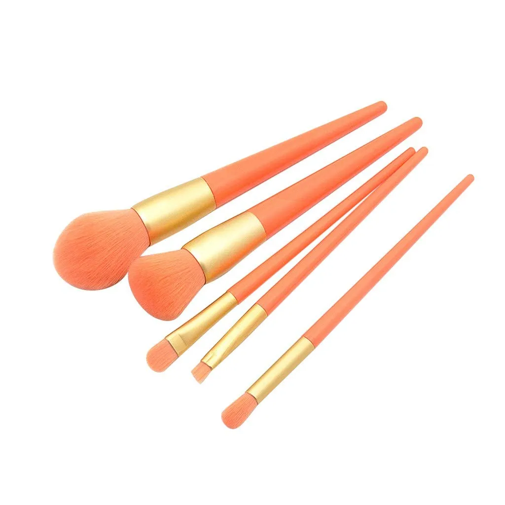 Pcs Eye Brush Handle Brush Makeup Plastic Paint Brush Set 5 Powder Brush Setting Spray